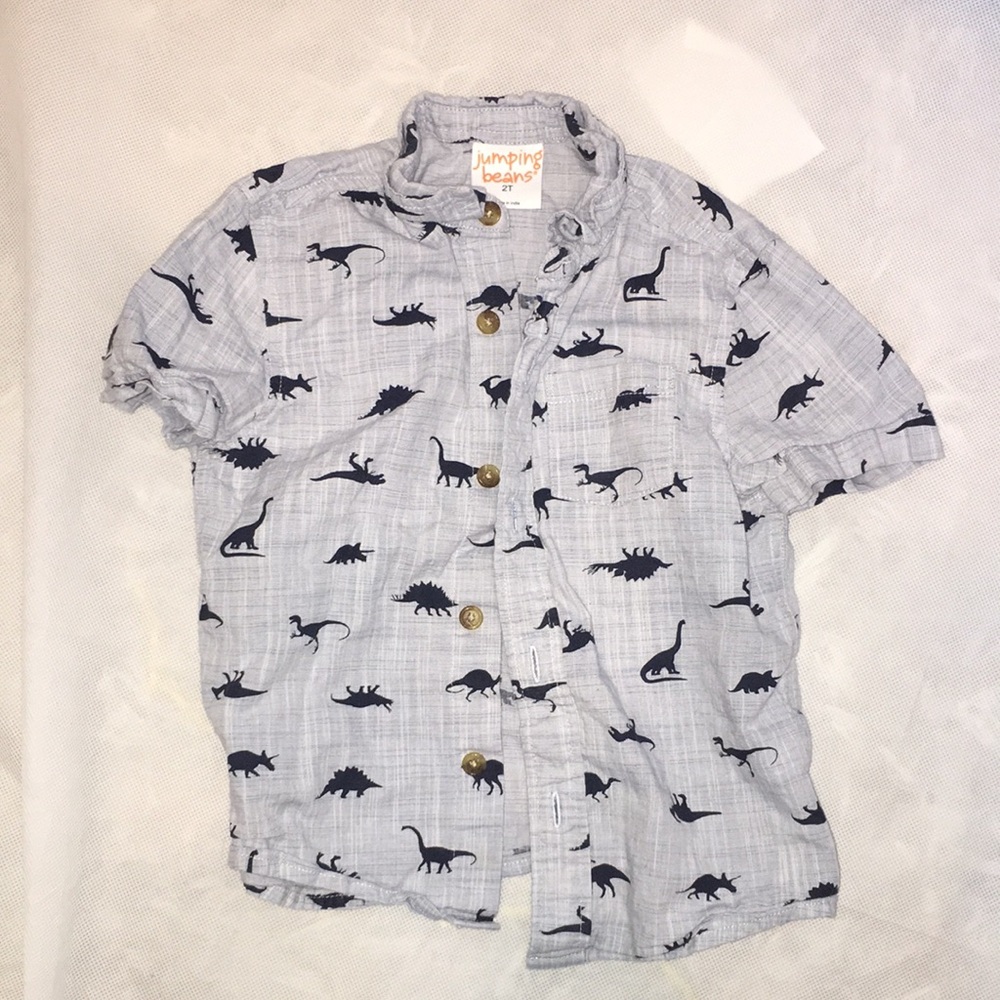 Jumping Beans Dinosaur Print Shirt